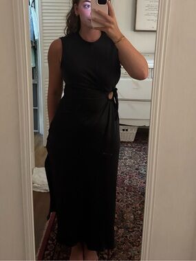 House of Harlow satin maxi dress